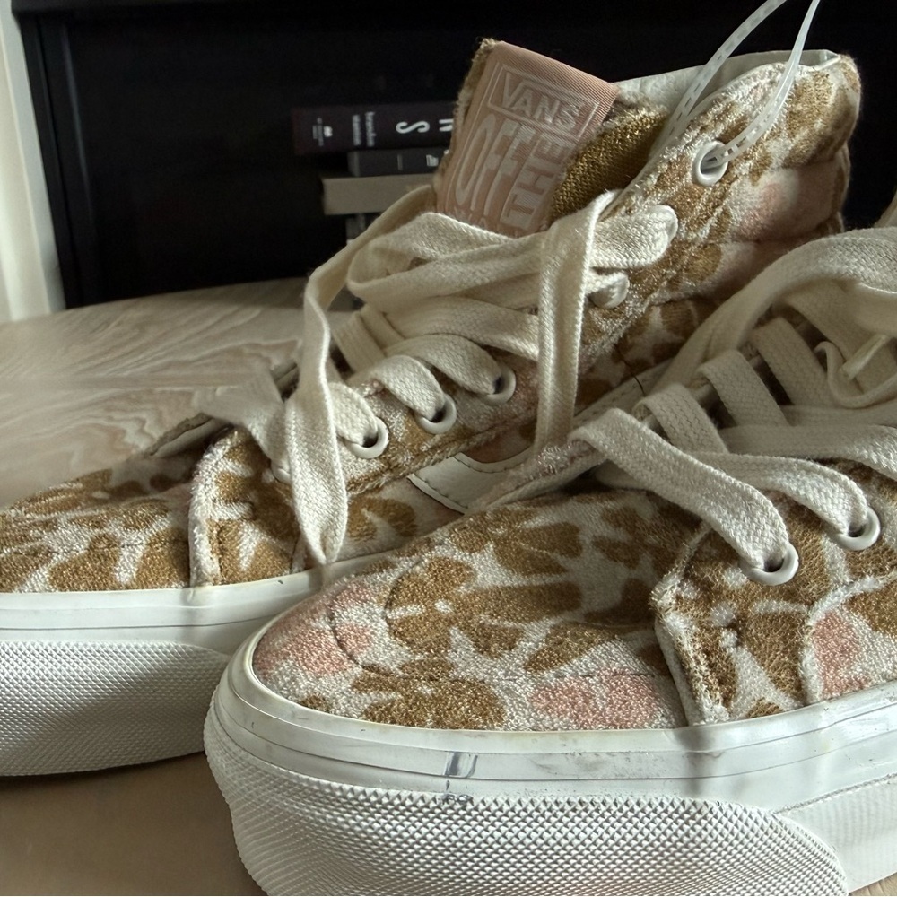 Vans|Women's High-Top Sneakers,Sk8 Hi Reissue 38 Groovy Floral Peach Colorway••• - Picture 16 of 16